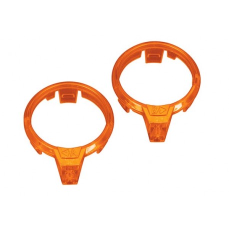 LED lens, motor, orange (left-right)