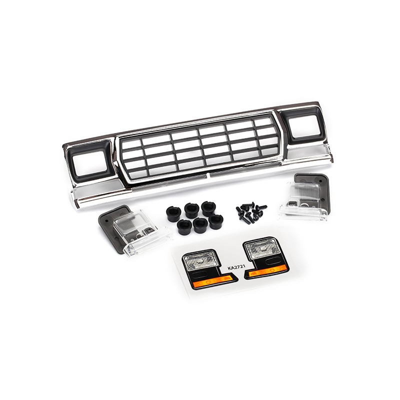 Grille, Ford Bronco grille retainers (6) headlight housing