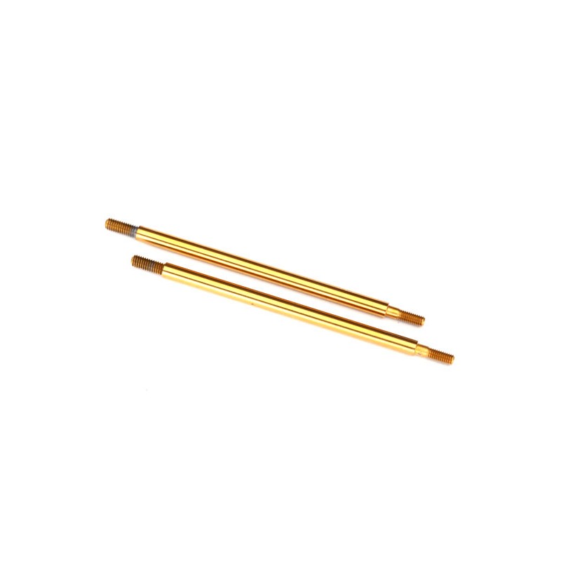 Shock shaft, 74mm GTR rear (TiN-coated) (2)