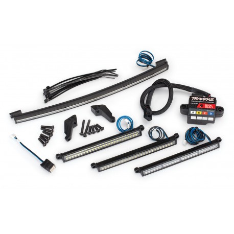 LED light set, complete (w/ front light bar (2), rear light
