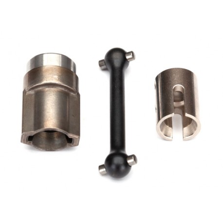 Driveshaft, center, front (steel) 2.5x12 screw pin