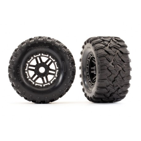 Tires wheels, assembled, glued (black wheels, Maxx All-Terra
