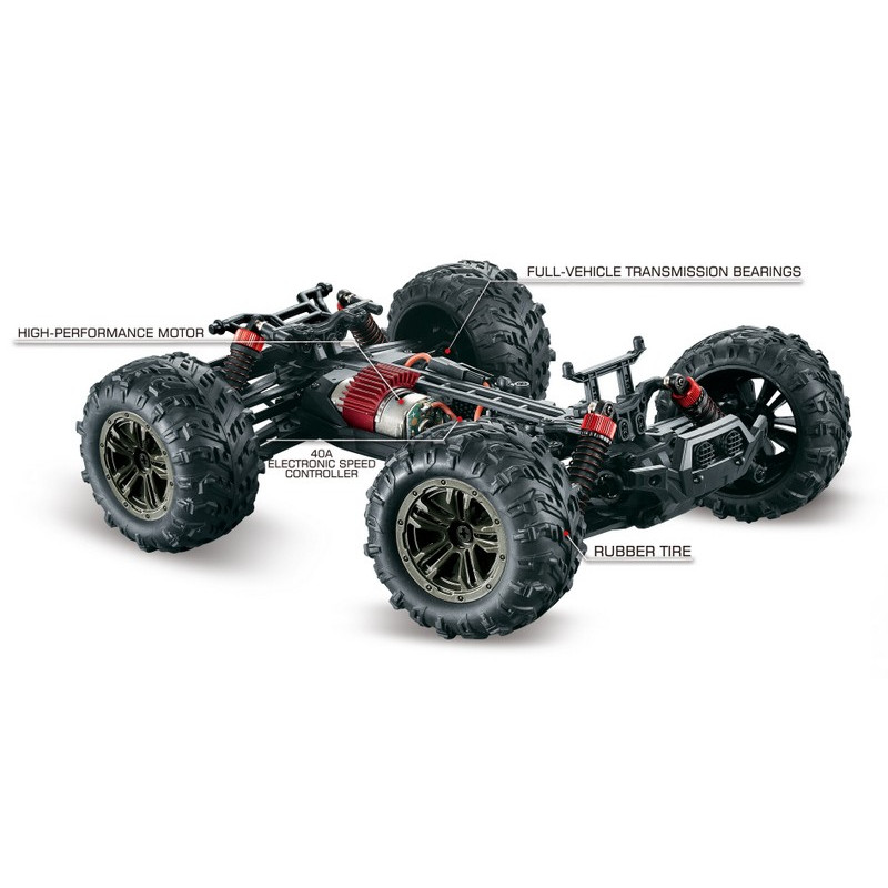 Scale 1:16 4WD High Speed Sand Buggy 2,4GHz Black/Blue