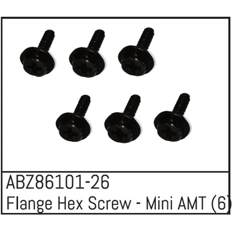 Flange Hex Screw - Mini AMT 6