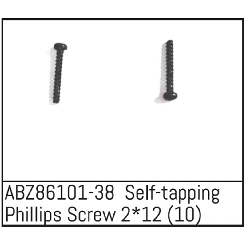 Self-tapping Phillips Screw 2x12 - Mini AMT 10