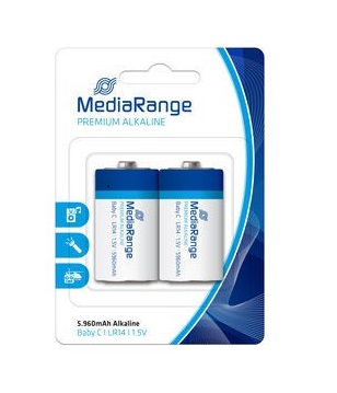 Pilhas MediaRange Premium Alkaline Baby C | LR14 | 1.5V - 2 Und.