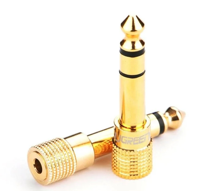 Adaptador Jack 3.5F p/ Jack 6.3M