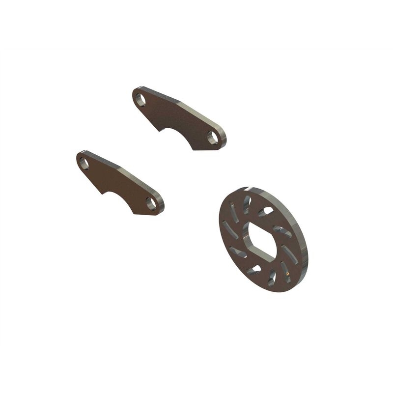 Handbrake disc and pad set