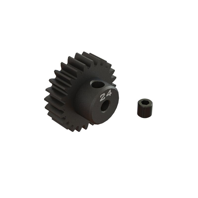 24t 0.8mod 1/8’’ bore cnc steel pinion gear