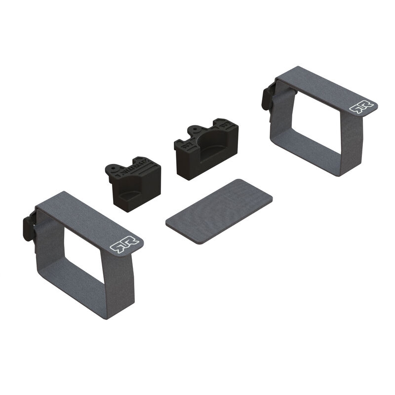 Battery mounting set