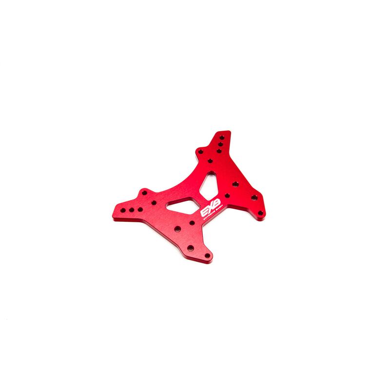 Front shock tower cnc 7075 t6 aluminum l red