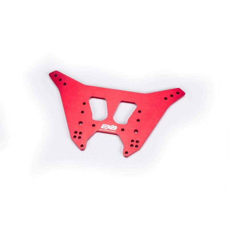 Rear aluminum shock tower cnc 7075 t6 m, red:
