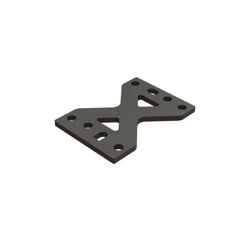 Aluminum center diff cover plate