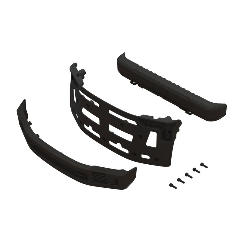 Front and rear bumper set
