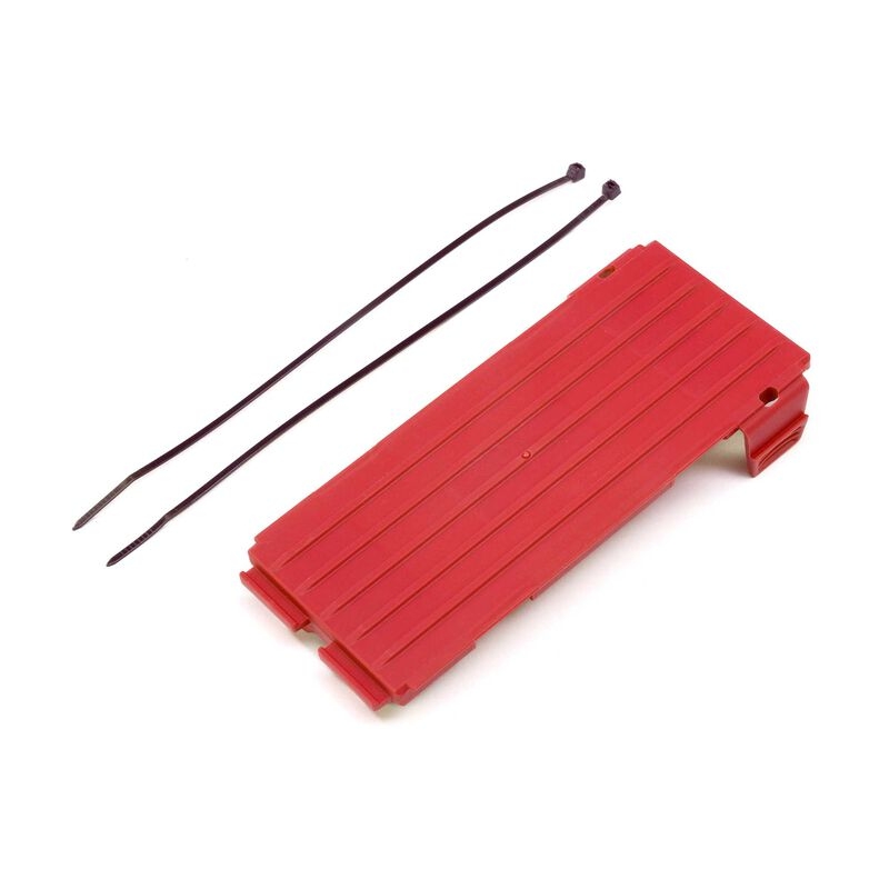 Battery door set - red