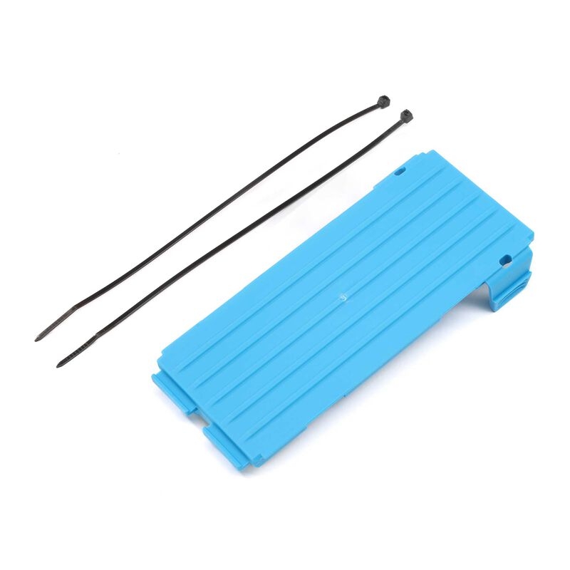 Battery door set - blue
