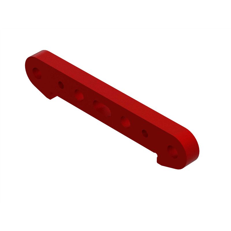 Aluminum rear suspension mount, red (ara33055