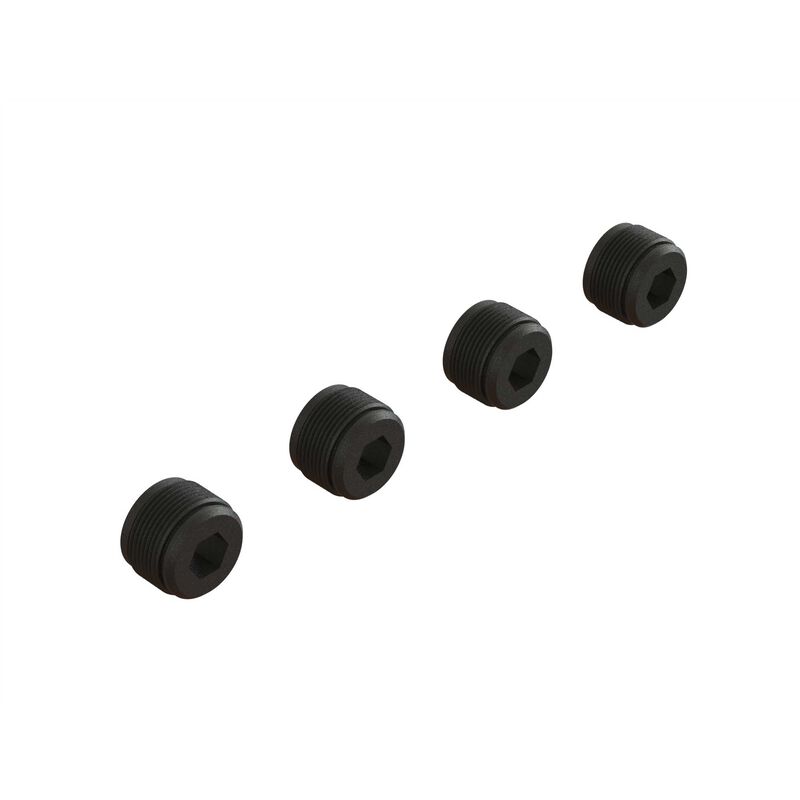 Hub nut, black (4)