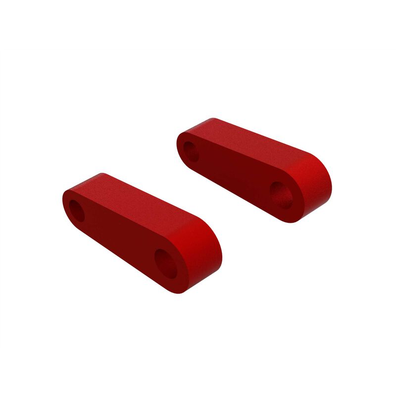 Aluminum fr suspension mounts (red) (2)