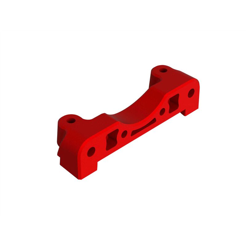 Lower suspension hanger, front rear, cnc alum