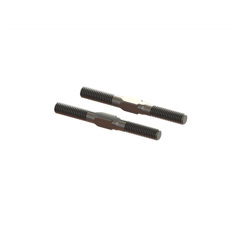 Steel turnbuckle, m5x50mm silver (2) (ara3306