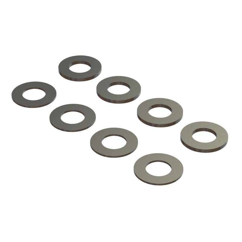 Suspension arm metal shim set