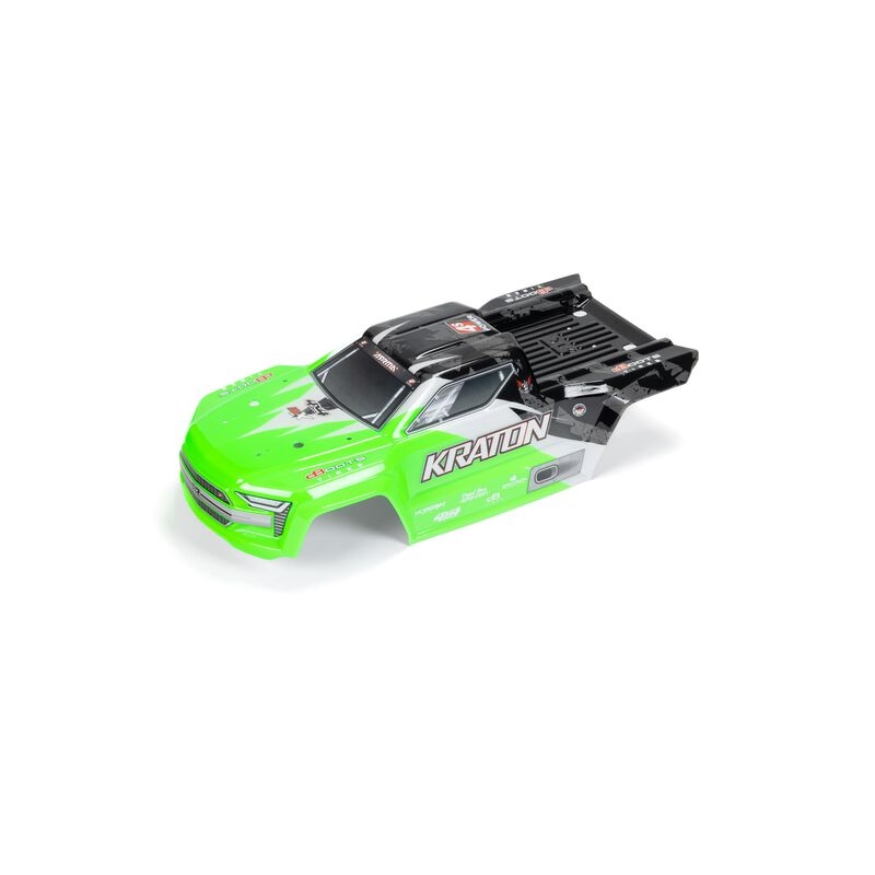 Kraton 4x4 blx painted decaled trimmed body (green/black)