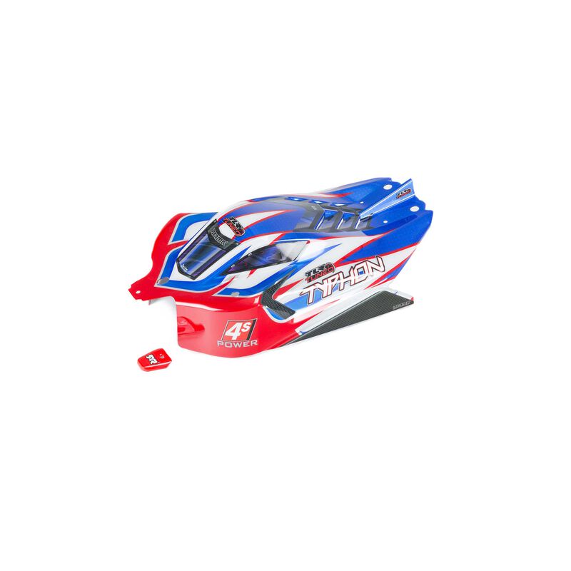 Typhon tlr tuned finished body red/blue