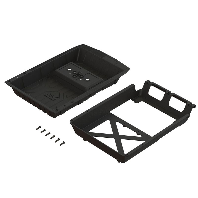 Truck bed and bed frame
