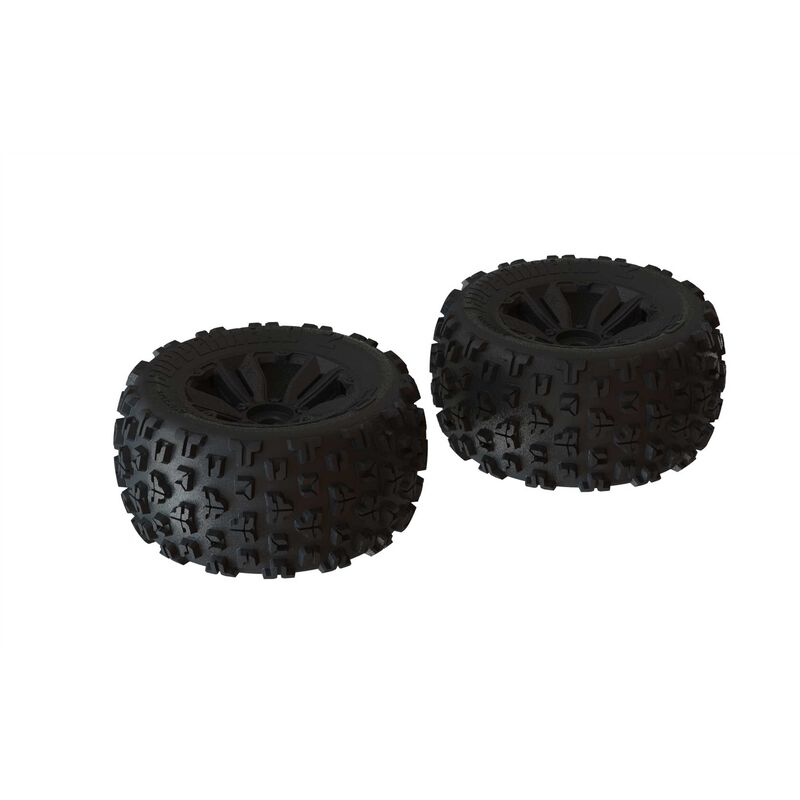 Dboots ’’copperhead2 mt’’ tire set, black