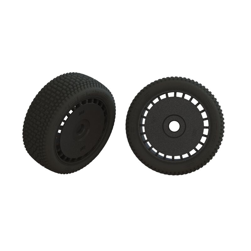 Dboots exabyte tire set glued black (1 pair)