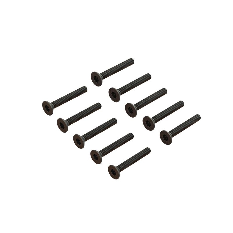 Flat head screw m1.6x12mm (10pcs)