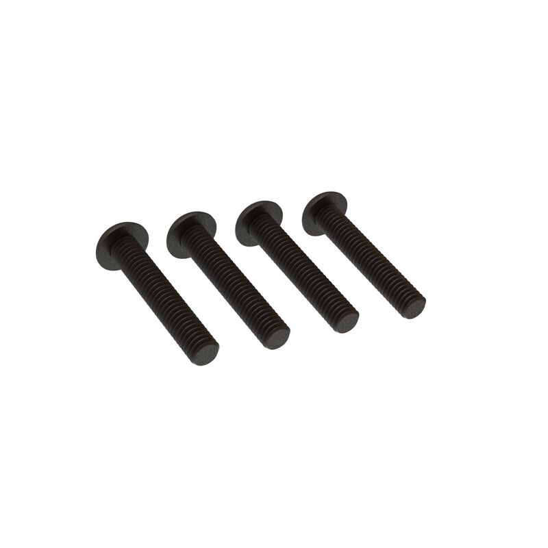 Ara721422 button head hex machine screws, m4x