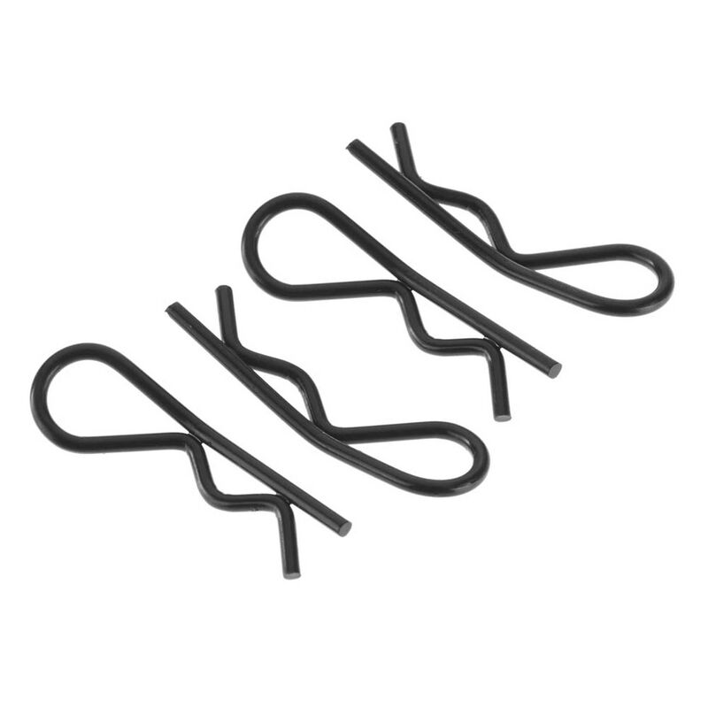 Body clip large bent (4) (arac3446)