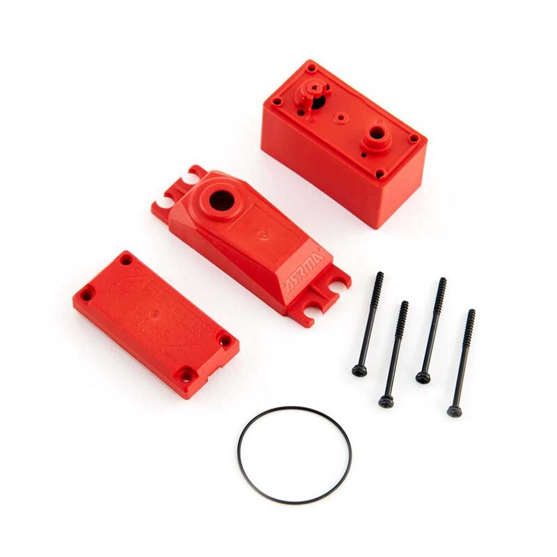 Ar390147 ads metal gear servo case red
