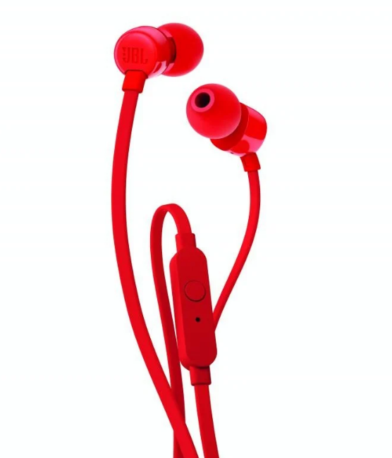 Auriculares JBL Tune 110 In-ear vermelho