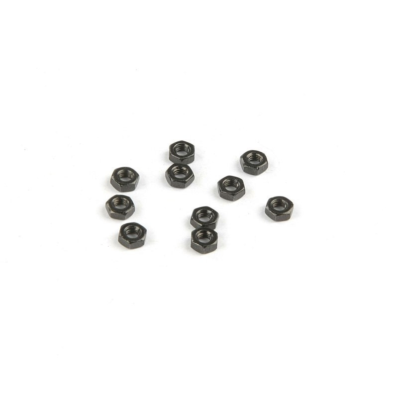 M3 Thin Hex Nut (Black) (10pcs)