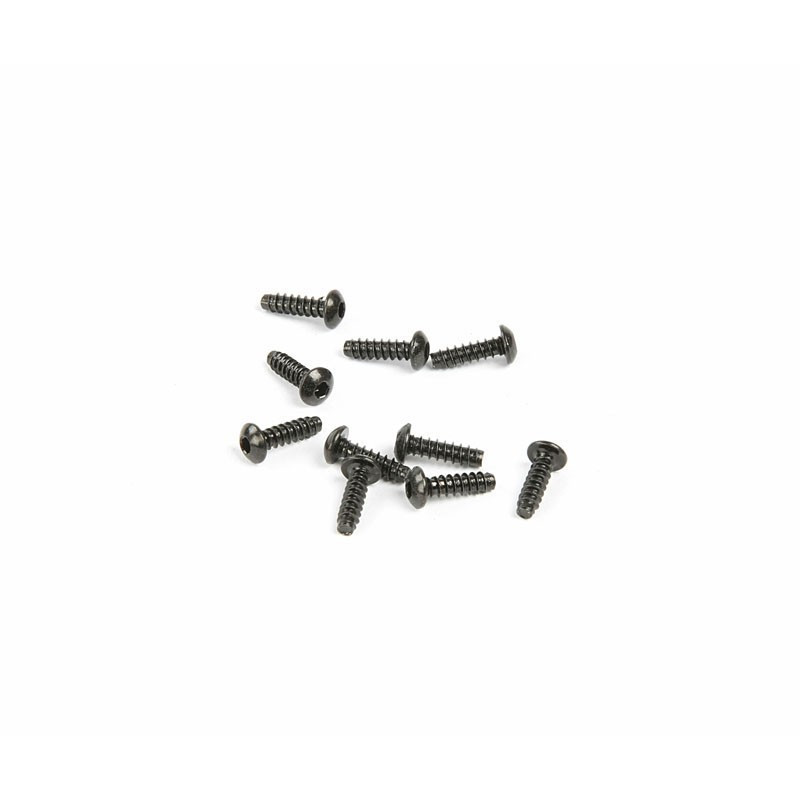 M3x10mm Hex Socket Tapping Button Head (Black) (10pcs)