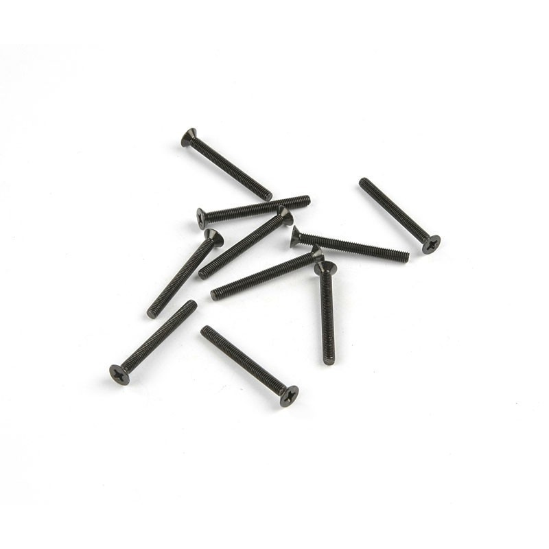 M3x30mm Flat Head (Black Oxide