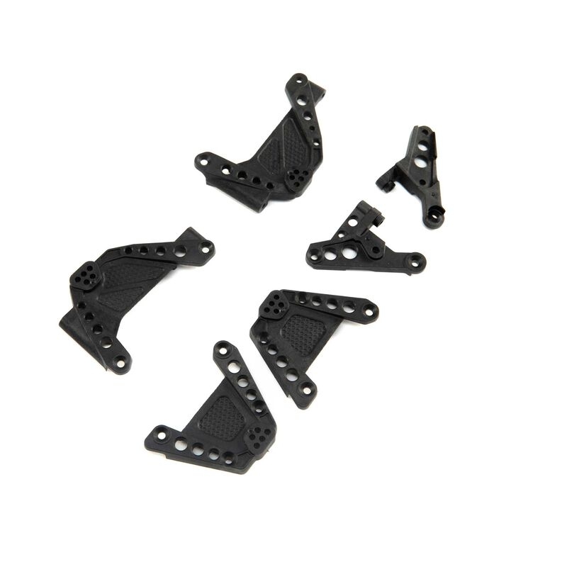 Shock towers & panhard mounts, fr/rr: scx10 i