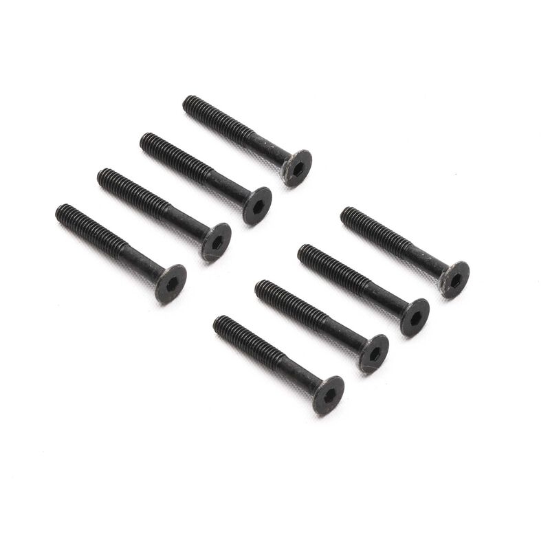 M4 x 30mm, flat head screw (8)