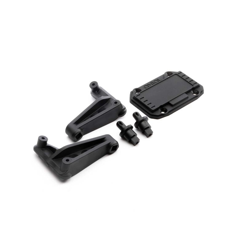 Scx6: jeep jlu body mount set, rear