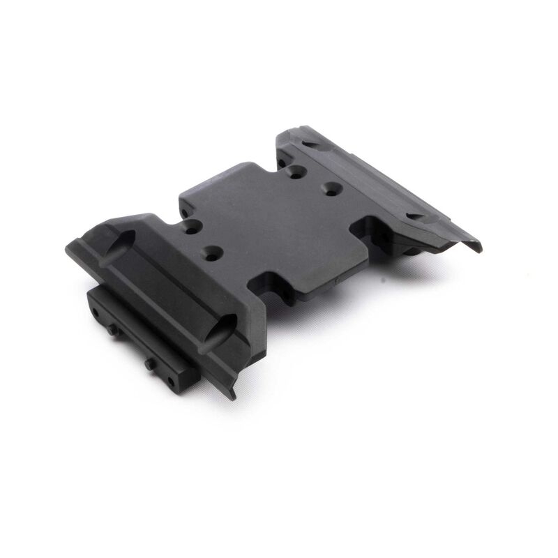 Scx6: center transmission skid plate