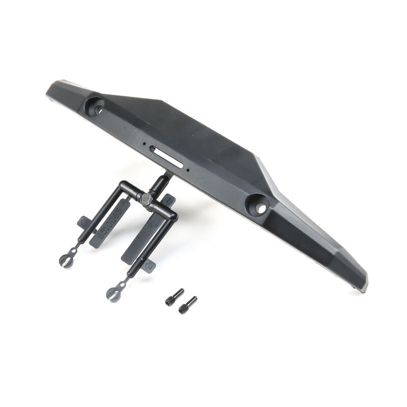 High clearance front plate bumper