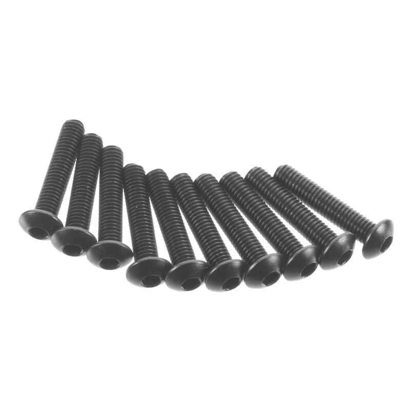 Axa117 hex socket button head m3x15mm black (10)