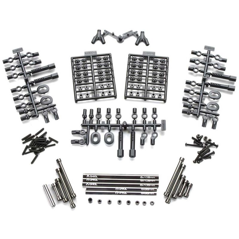 Ax30550 aluminum wheelbase links set 12.3