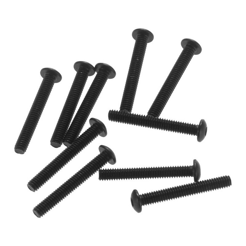 Ax31491 hex socket button head m2.6x1mm black (10)