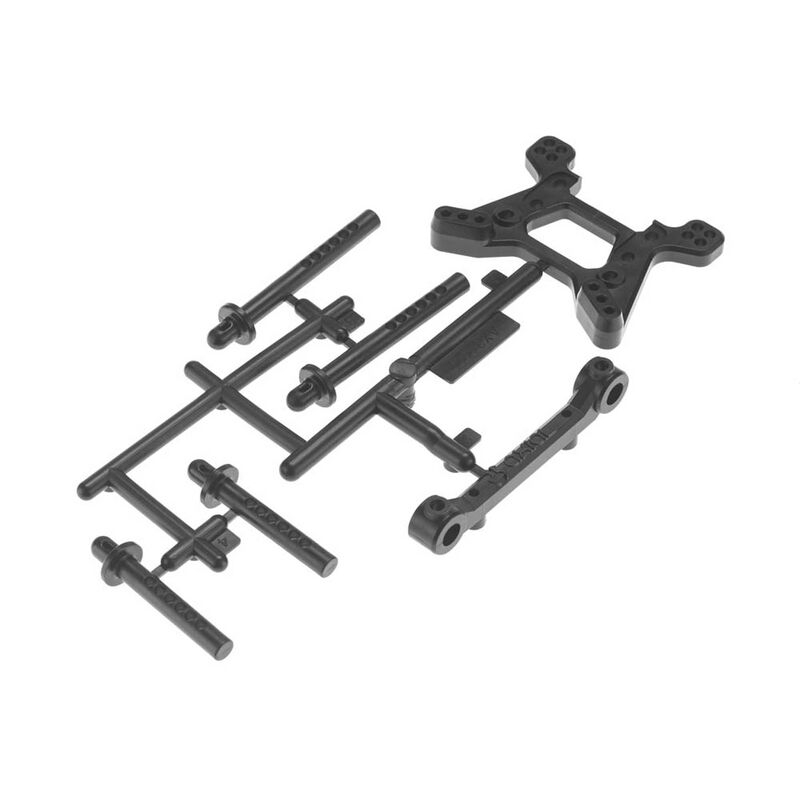 Ax31111 shock tower/body post set yeti