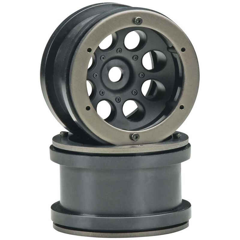 Ax8097 2.2 8-hole beadlock black