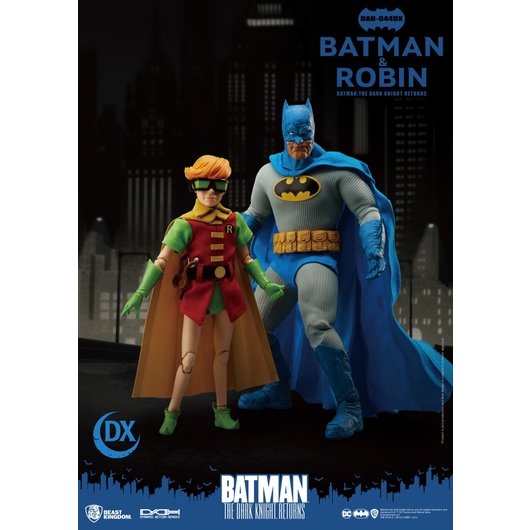 FIGURA DYNAMIC8H DC COMICS BATMAN O REGRESSO DO CAVALEIRO DAS TREVAS BATMAN E ROBIN